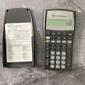 Texas Instruments BA II Plus Business Analyst Financial Calculator Works
